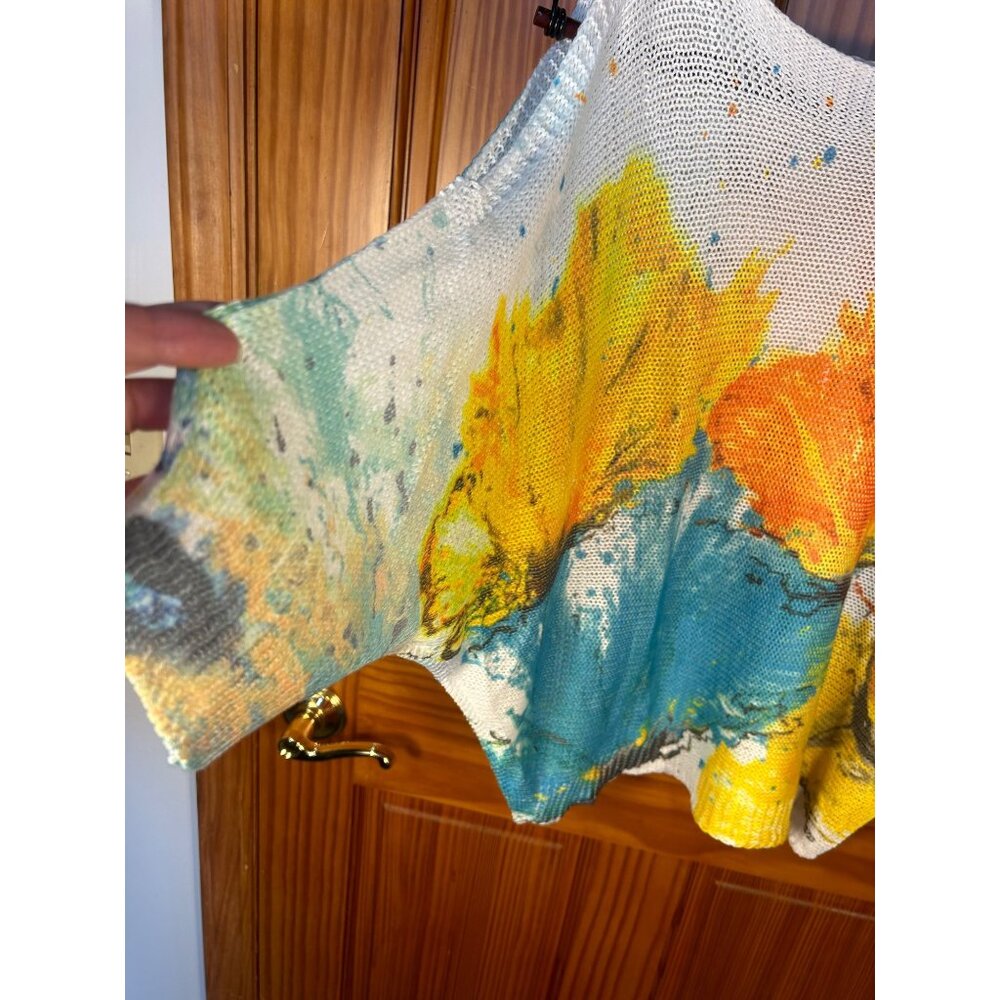 Colorful Luisa Ricci Womens Lightweight Knit Top S - Picture 9 of 9